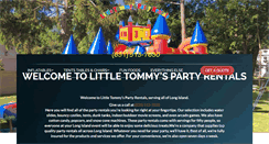 Desktop Screenshot of littletommyspartyrentals.com